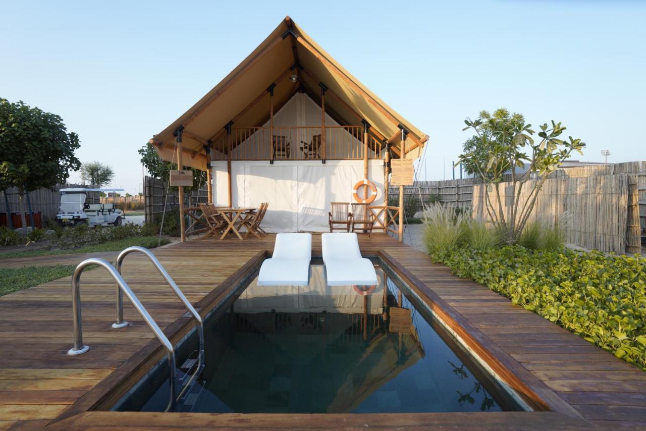 Hotel Bab Al Nojoum Hudayriyat Camp à Abou Dabi Extérieur photo